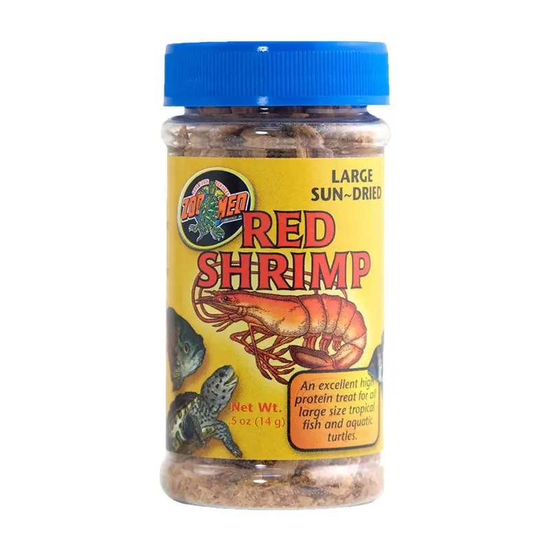 Zoo Med Sun-Dried Large Red Shrimp Reptile Food 0.5-oz