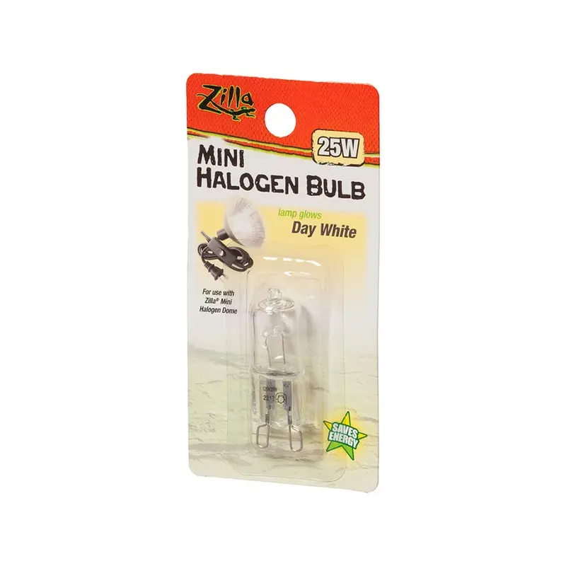 Zilla Day White Light & Heat Mini Halogen Bulb 25W