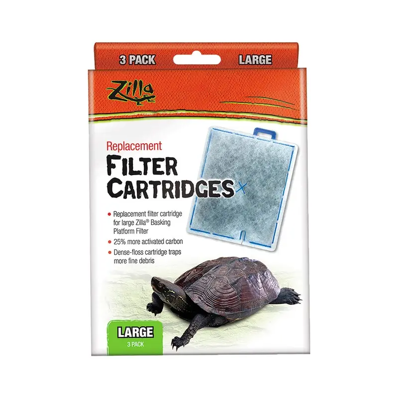 Zilla Replacement Filter Cartridges Large 3 Count