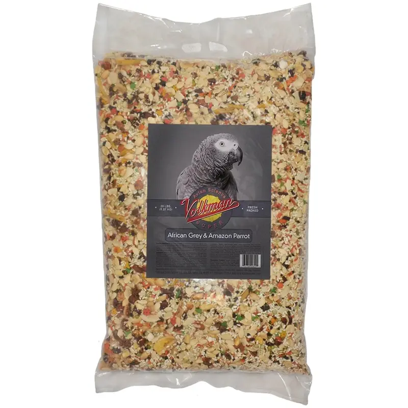 Volkman Seed Company Avian Science Super African Grey Parrot Bird Treat 20-lb