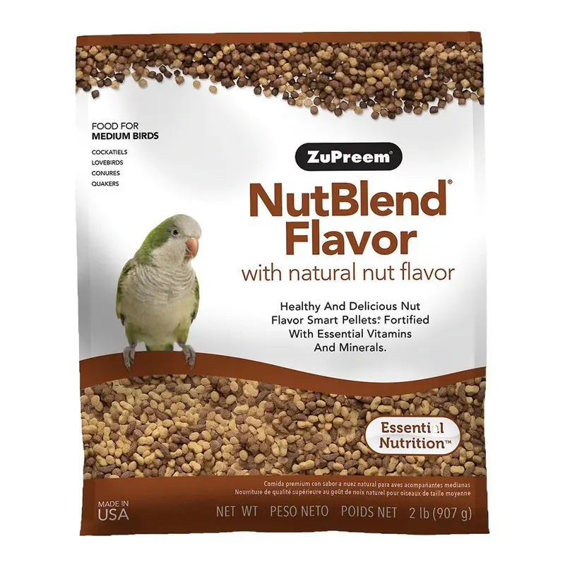 ZuPreem NutBlend Bird Food Medium Birds 2-lb