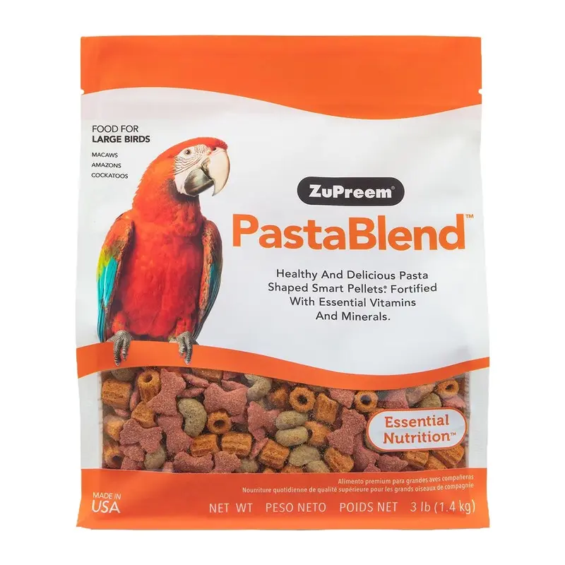 ZuPreem PastaBlend Large Birds Food 3-lb