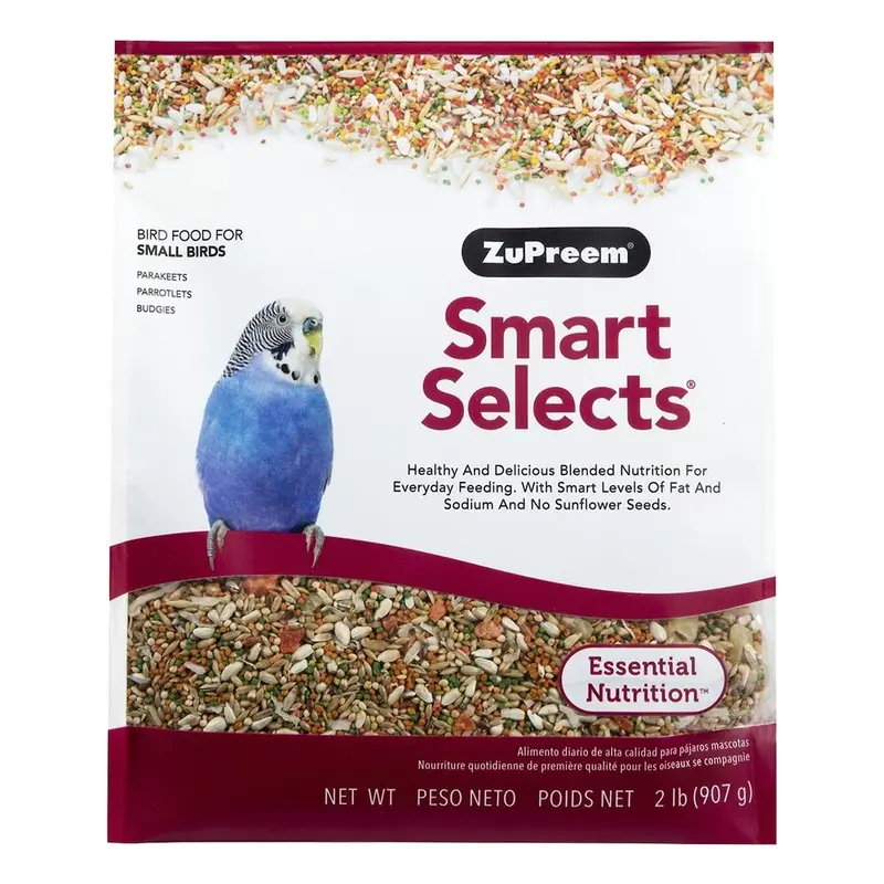 ZuPreem Smart Selects Bird Food Parakeets 2-lb