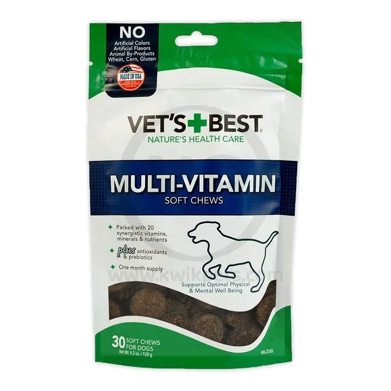 Vet's Best Multi-Vitamins Dog Soft Chews 30 Count 4.2-oz
