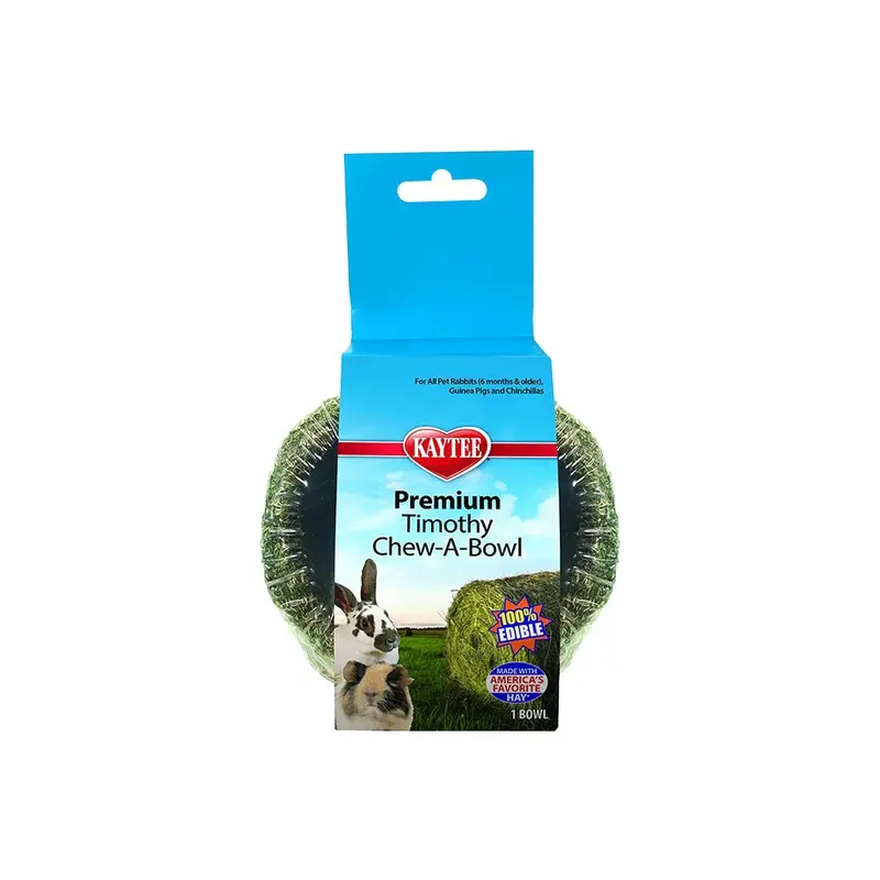 Kaytee Premium Timothy Chew-A-Bowl Small Animal Treats