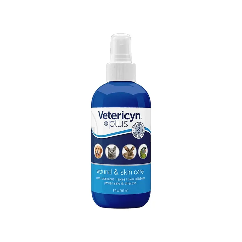Vetericyn Plus Antimicrobial Wound & Skin Care 8-oz