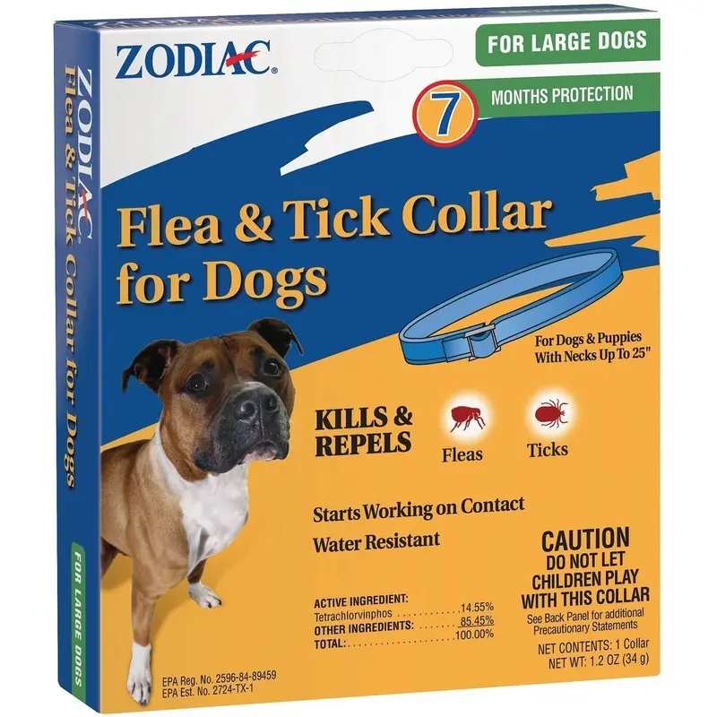 Zodiac Flea & Tick Collar for Dogs Large