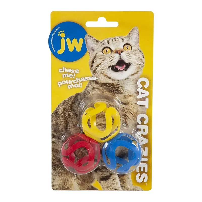 JW Pet Cat Crazies Cat Toy 3 Count