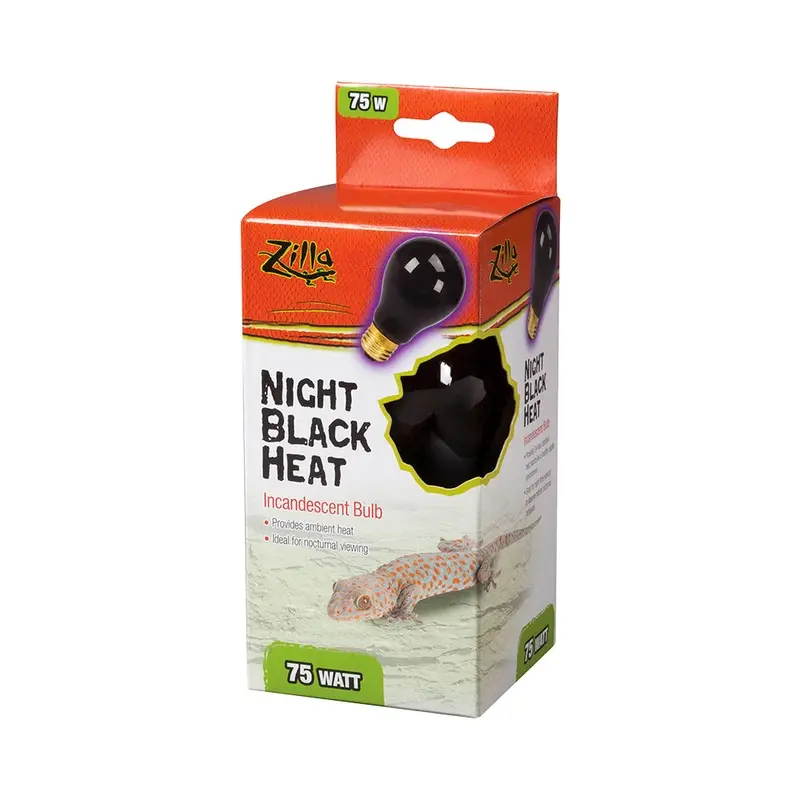 Zilla Night Black Heat Incandescent Bulb 75W