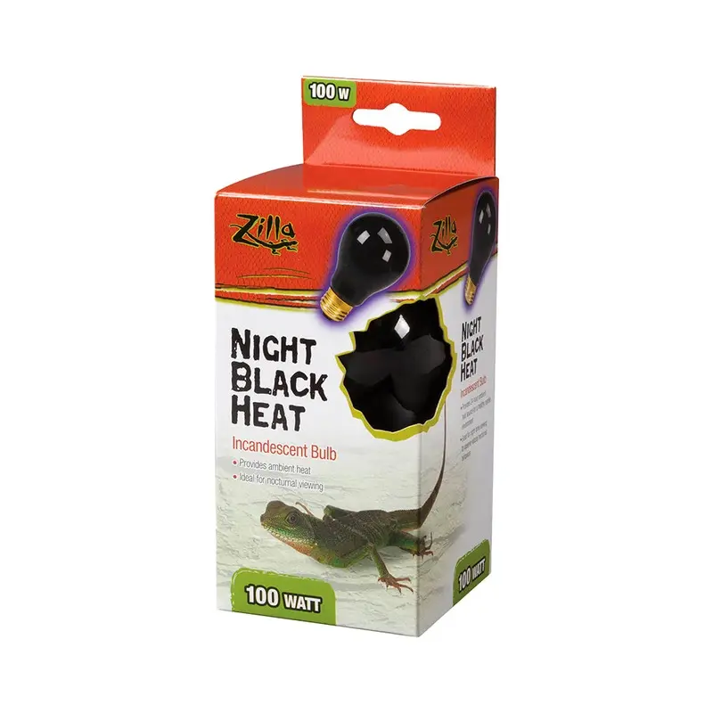Zilla Night Black Heat Incandescent Bulb 100W