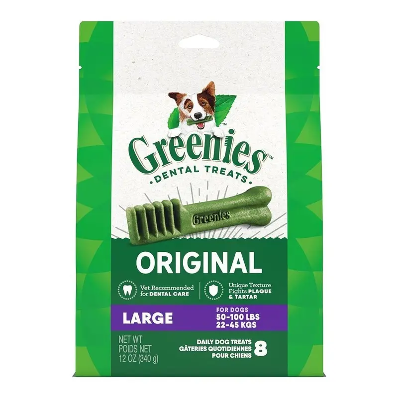 Greenies Original Dog Dental Treats Large 12-oz  8 Count