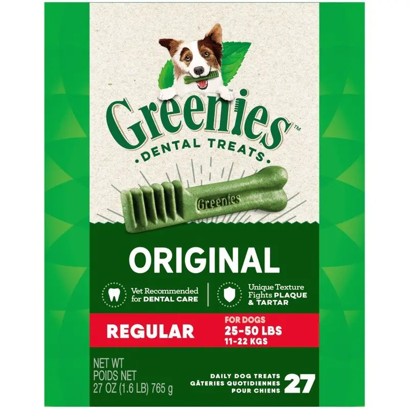 Greenies Original Dog Dental Treats Regular 27-oz 27 Count