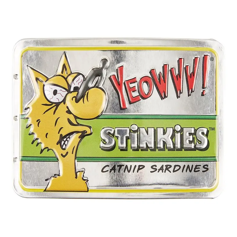 Yeowww! Stinkies Catnip Cat Toy Assorted 3 Count 3-in