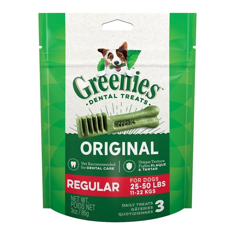 Greenies Original Dog Dental Treats Regular 3-oz 3 Count