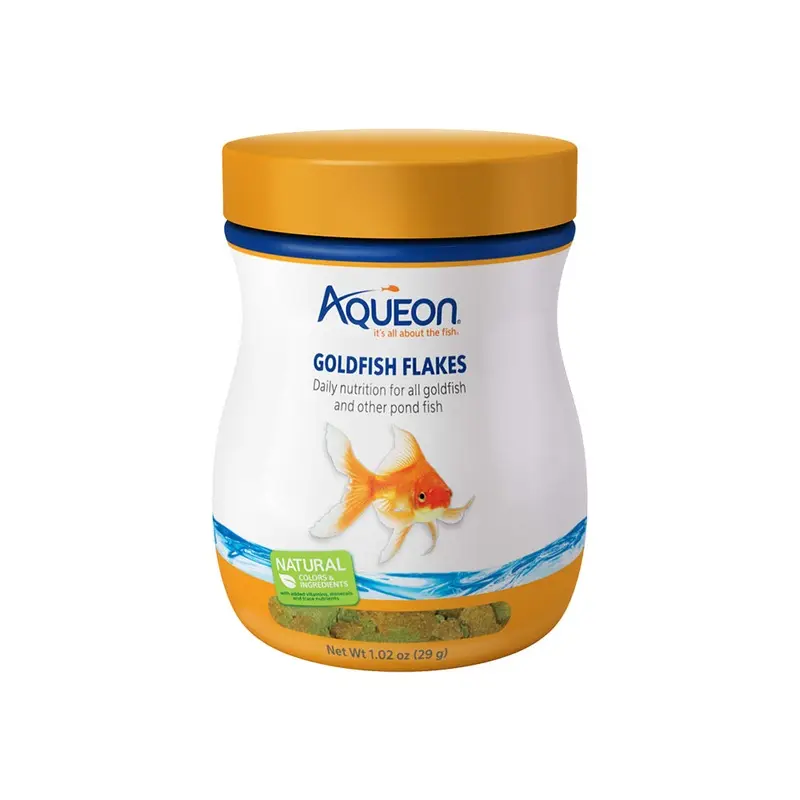 Aqueon Goldfish Flakes Fish Food 1.02-oz