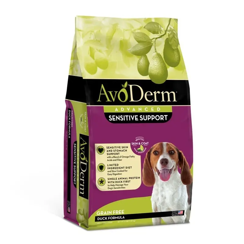AvoDerm Natural Advanced Sensitive Support Duck Formula Adult Dry Dog Food 4-lb