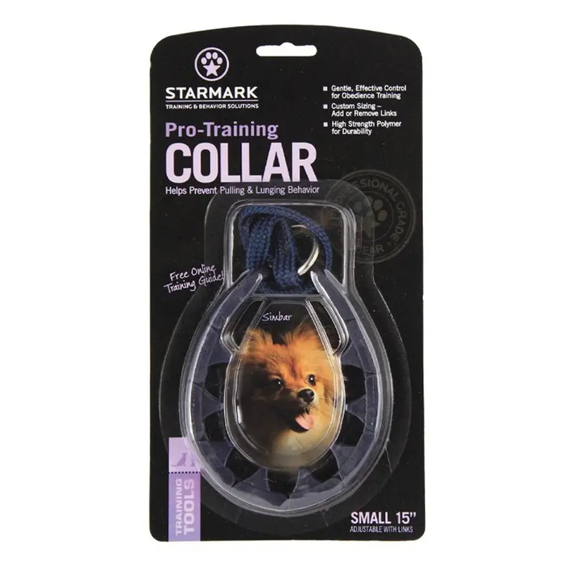 Starmark Pro-Training Dog Collar Black 15-in Small