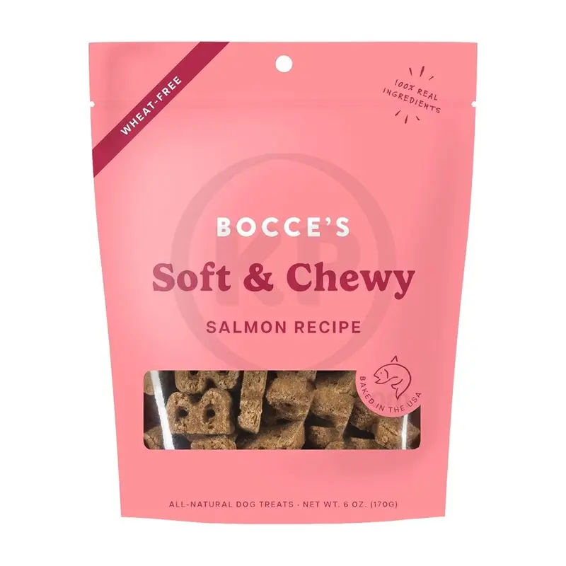 Bocce's Bakery Soft & Chewy Dog Treats Salmon 6-oz