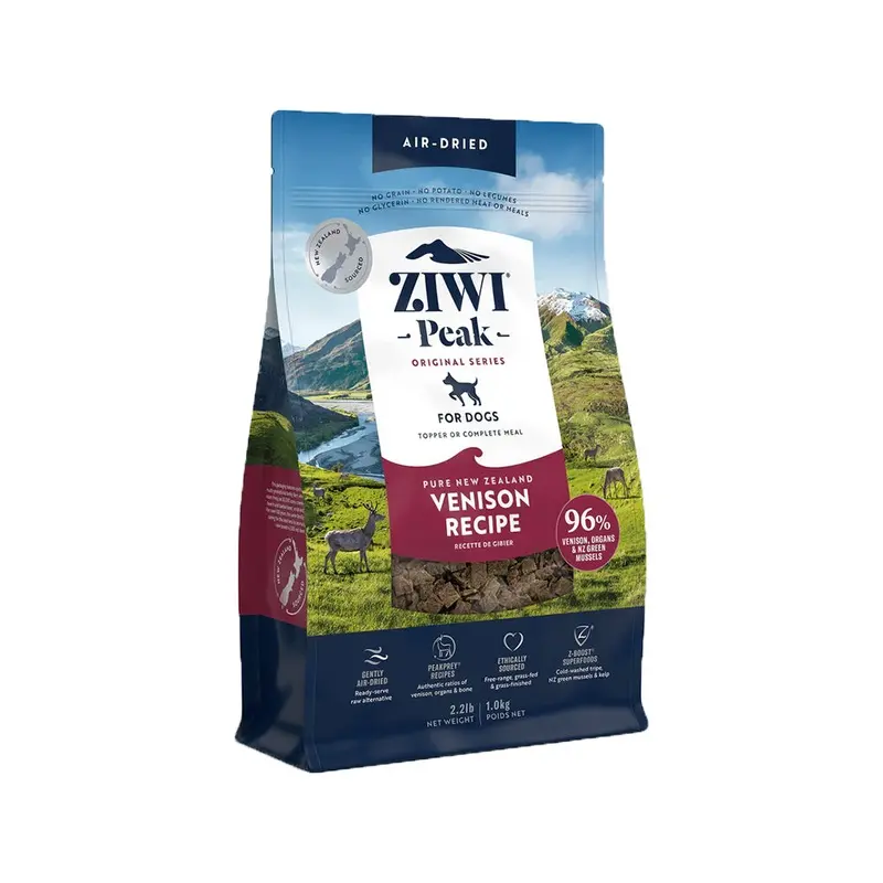 Ziwi Peak Air Dried Dog Food Venison Recipe 2.2-lb