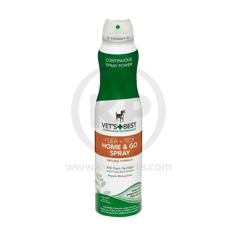 Vet's Best Flea and Tick Home and Go Spray for Dogs 6.3-oz