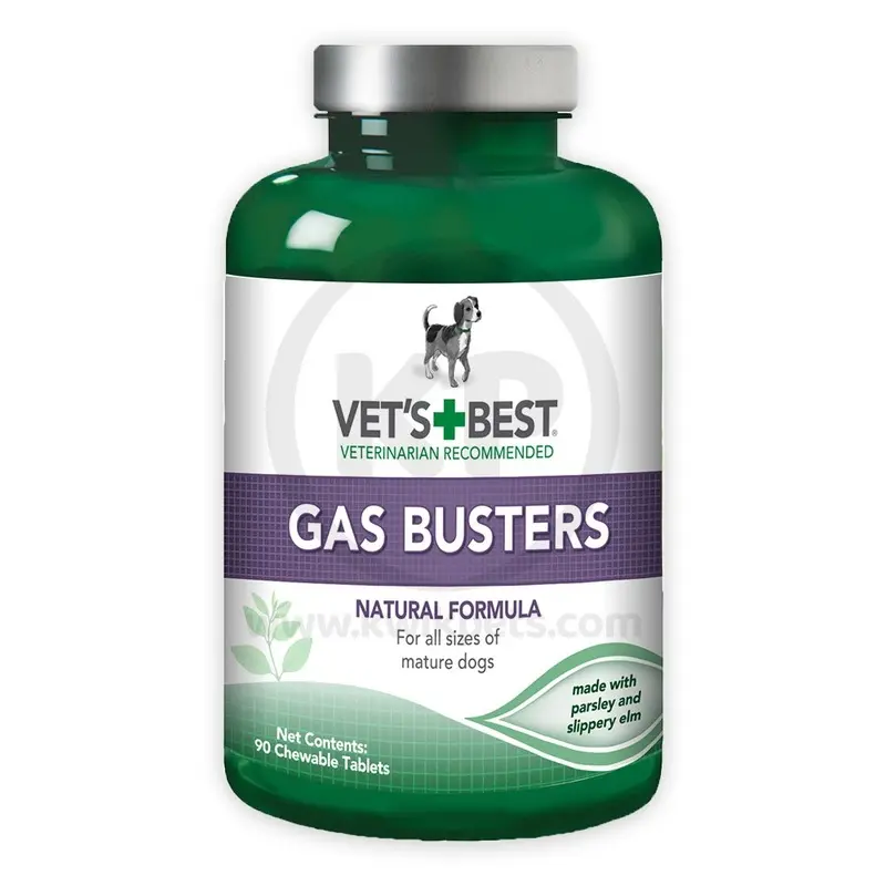 Vet's Best Gas Busters Chewable Tablets 90 Count