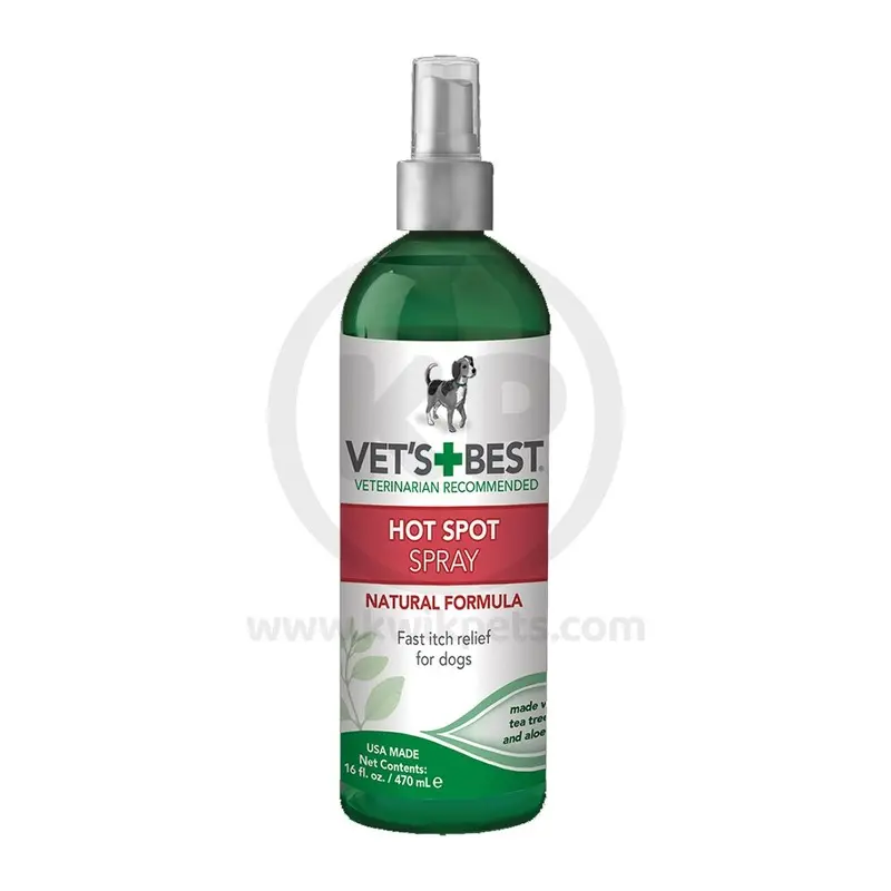 Vet's Best Hot Spot Fast Itch Relief Spray for Dogs 8-oz