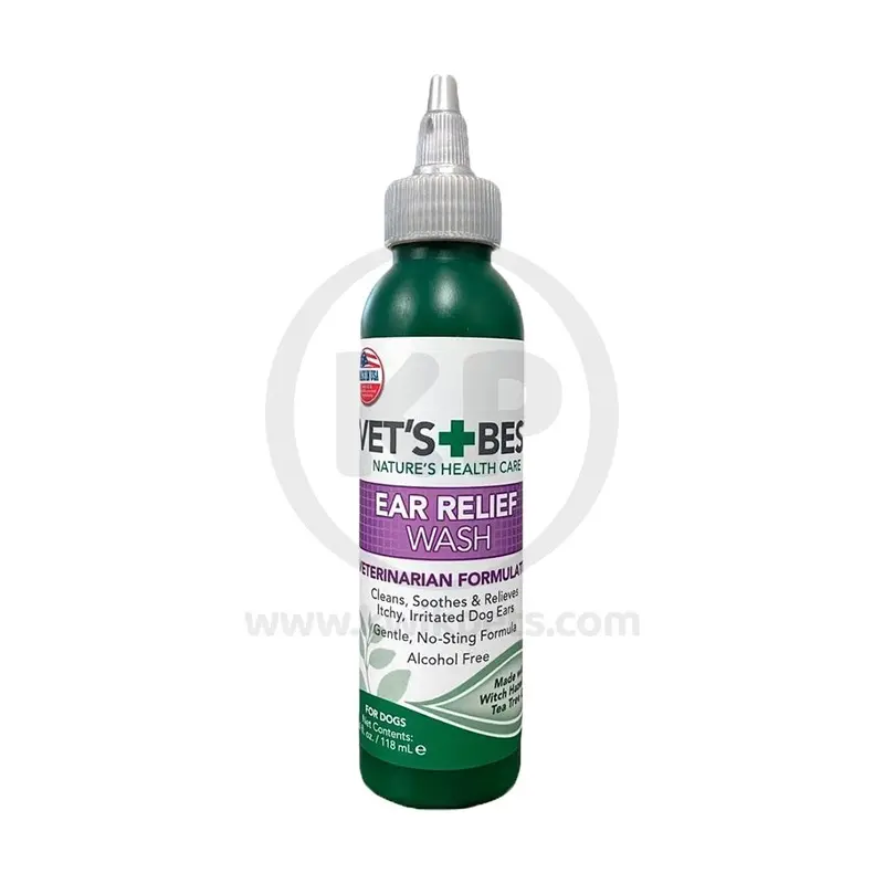 Vet's Best Ear Relief Wash for Dogs 4-oz