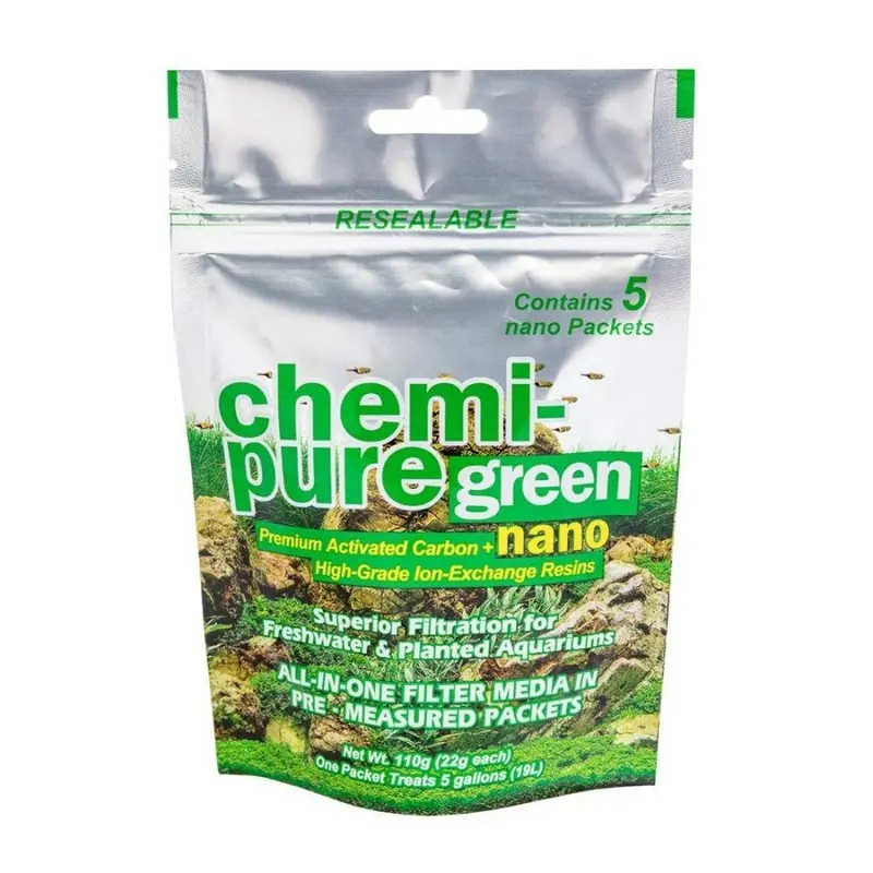 Boyd Enterprises Chemi-Pure Green Nano Ultimate Aquarium Filter Media 5 Count