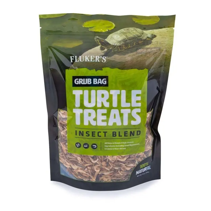 Fluker's Grub Bag Insect Blend Turtle Treats Dry Food 6-oz
