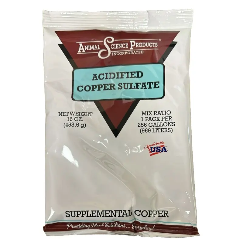 Acidified Copper Sulfate for Sour Crop in Chickens, Turkeys & Pigeons (16 oz)