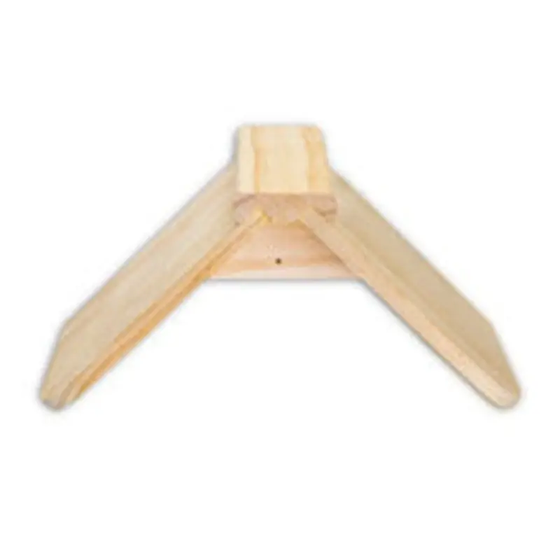 Wooden Saddle Perch (Crown) Natural Wood Bird Perch