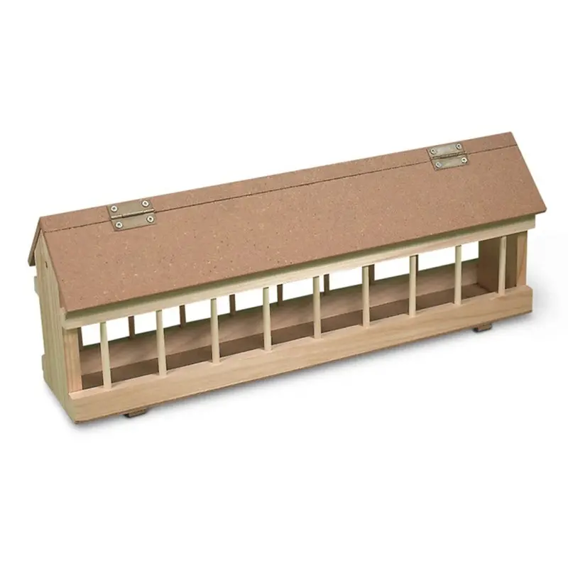 Apex Budget Box (Natural) Wood Bird Feeder