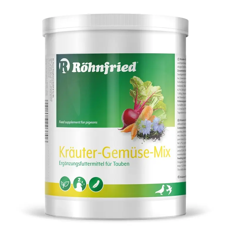 500g Kruter-Gemse-Mix (Rohnfried) Racing Pigeon Supplement Mix