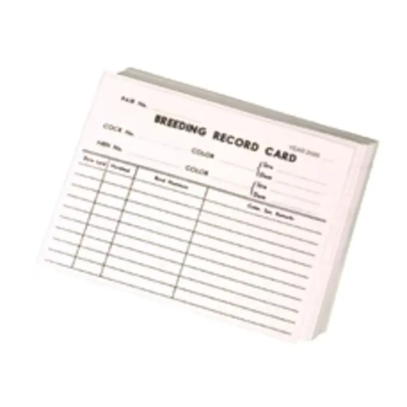 Breeding Record Card
