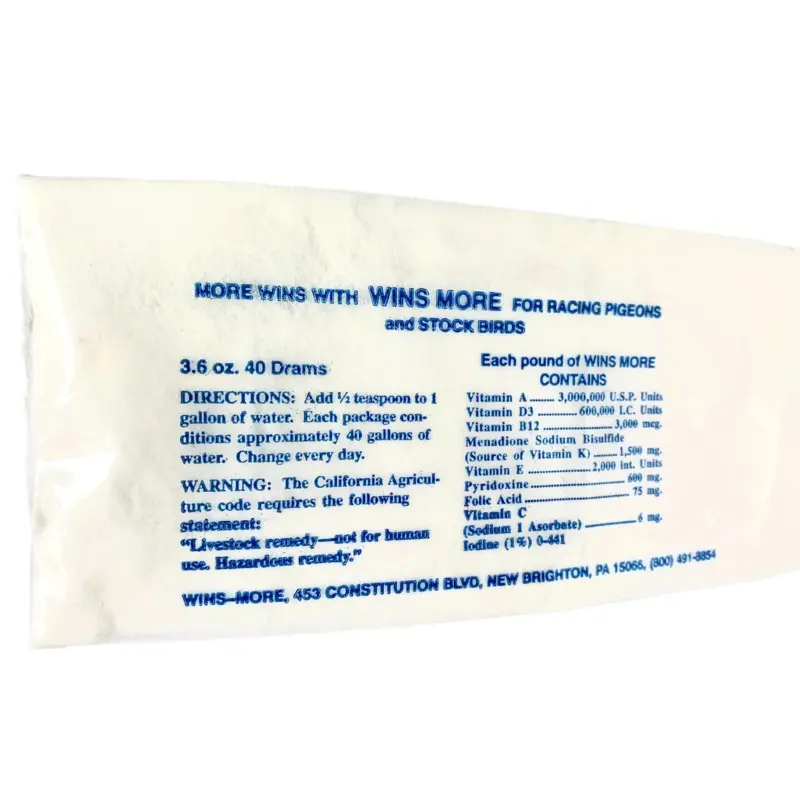 Winsmore Vitamins for Birds - Multivitamin Powder for Healthy Birds