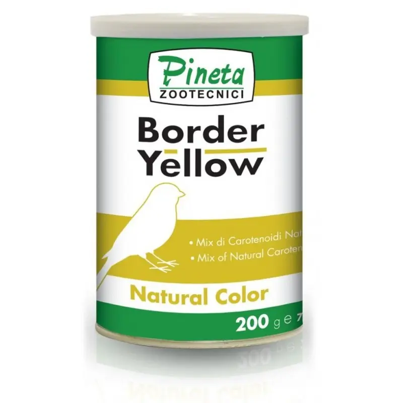 Border Yellow (Pineta Zootecnici) Yellow Factor Colorant for Birds (200g, 1kg)
