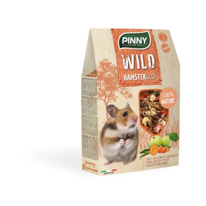 Wild Menu Hamster (Pinny) Natural Food for Hamsters & Mice with Fruit/Vegies/Shrimp
