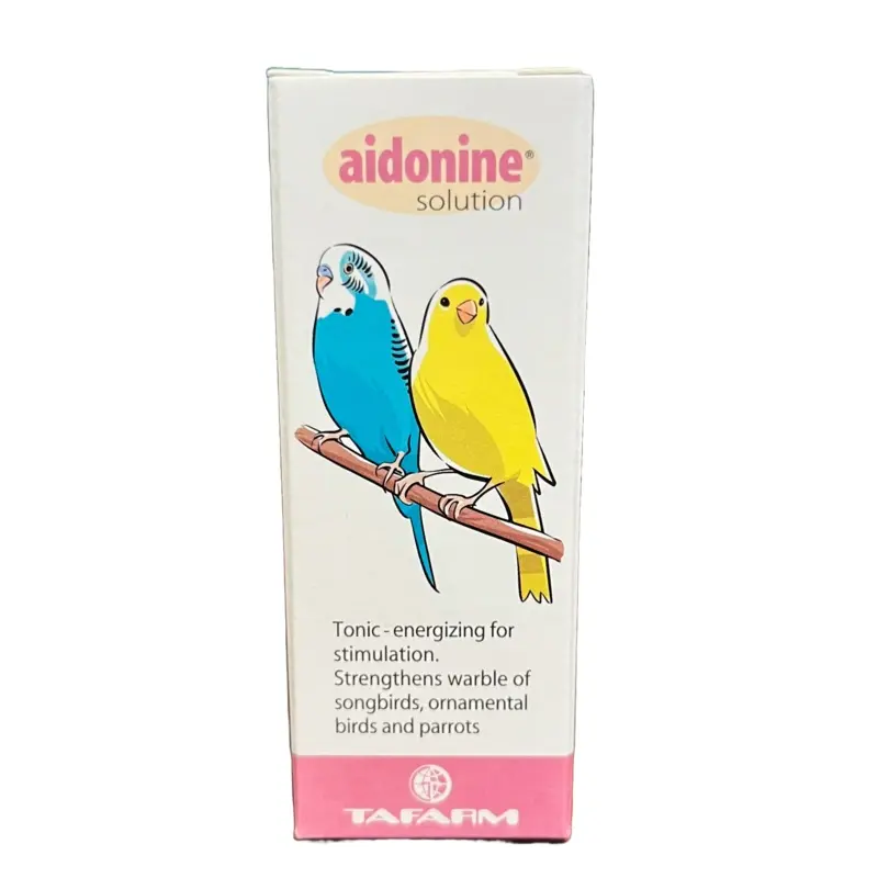 Tafarm Aidonine Multivitamin Elixir for Singing, Breeding & Longevity in Songbirds  15ml