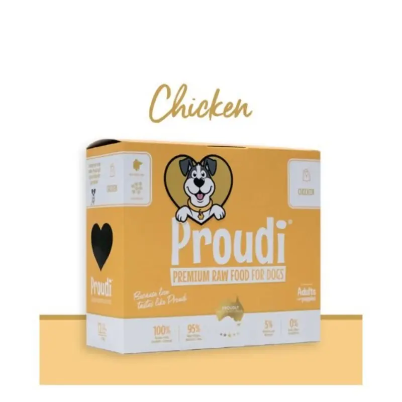 Proudi Raw Dog Food (Single Protein Chicken)