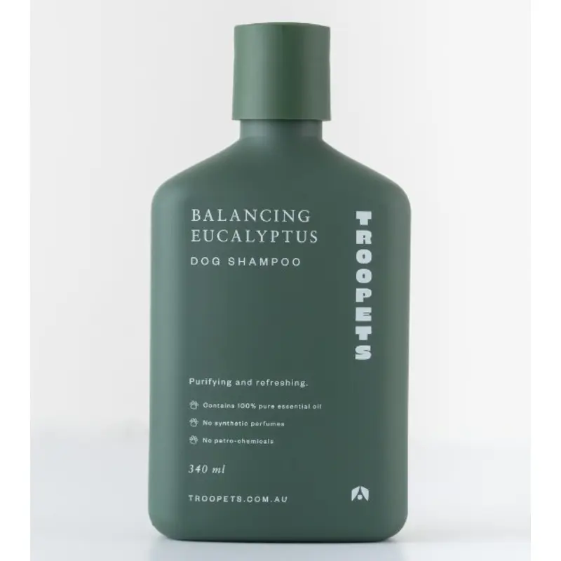 Troopets Essential Oil Dog Shampoo (Balancing Eucalyptus)