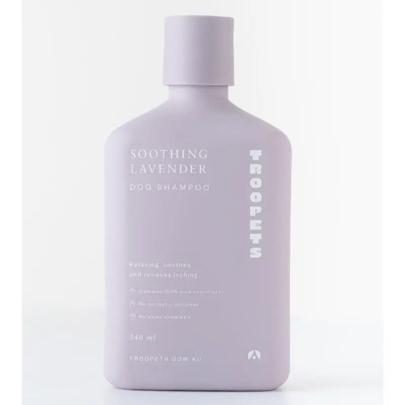 Troopets Essential Oil Dog Shampoo (Soothing Lavender)
