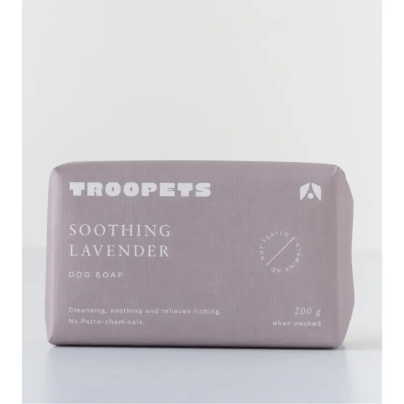 Troopets Essential Oil Dog Soap (Soothing Lavender)
