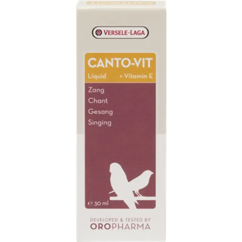 Versele-Laga Canto-Vit Liquid 30ml  Singing & Fertility Supplement for Songbirds