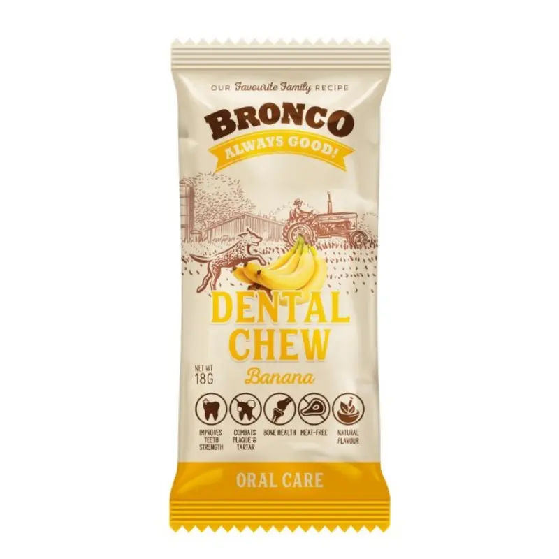 Bronco Dental Dog Chew (Banana)