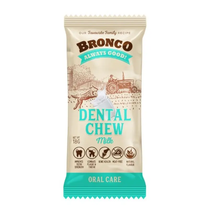 Bronco Dental Dog Chew (Milk)