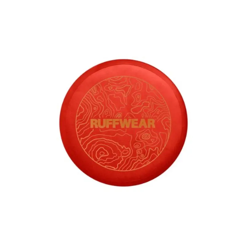 Ruffwear Camp Flyer Lightweight & Flexible Flying Disc Dog Toy (Red Sumac)