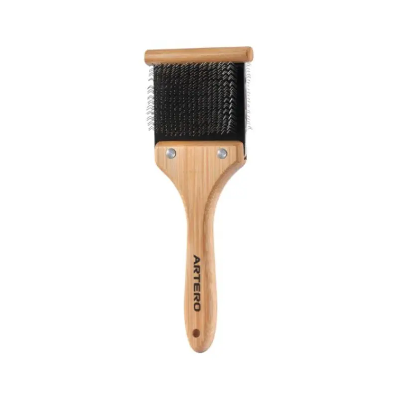 Artero Nature Collection Bamboo Double Flexible Slicker Brush (M) For Dogs & Cats