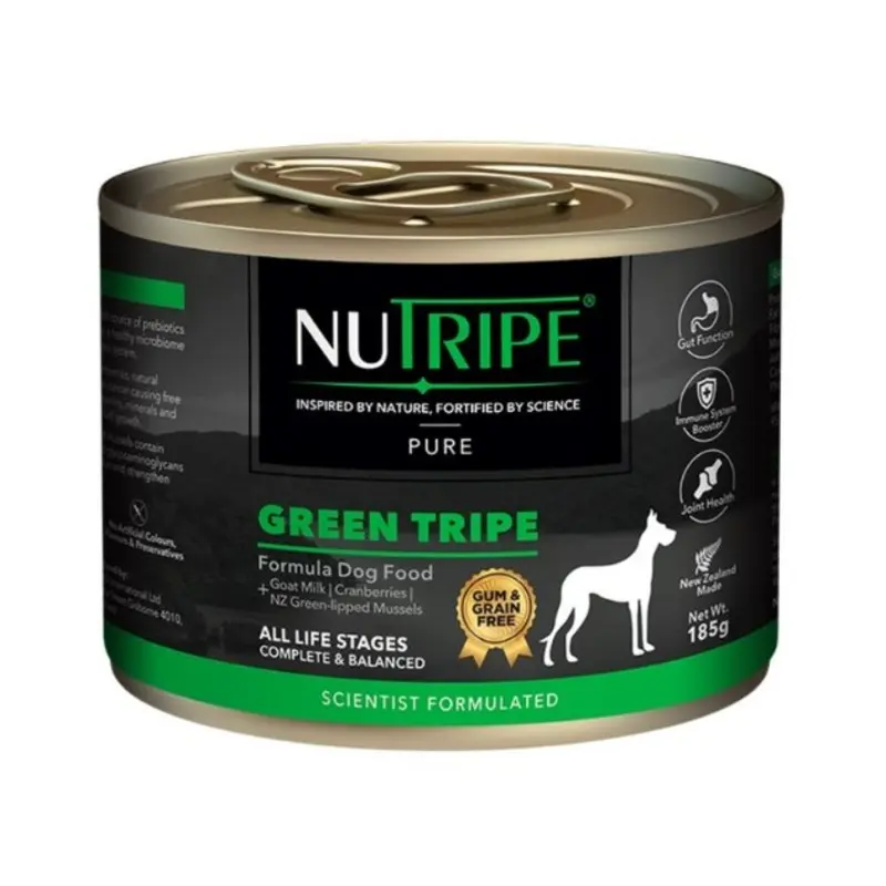 Nutripe Pure Green Tripe Grain Free Wet Dog Food