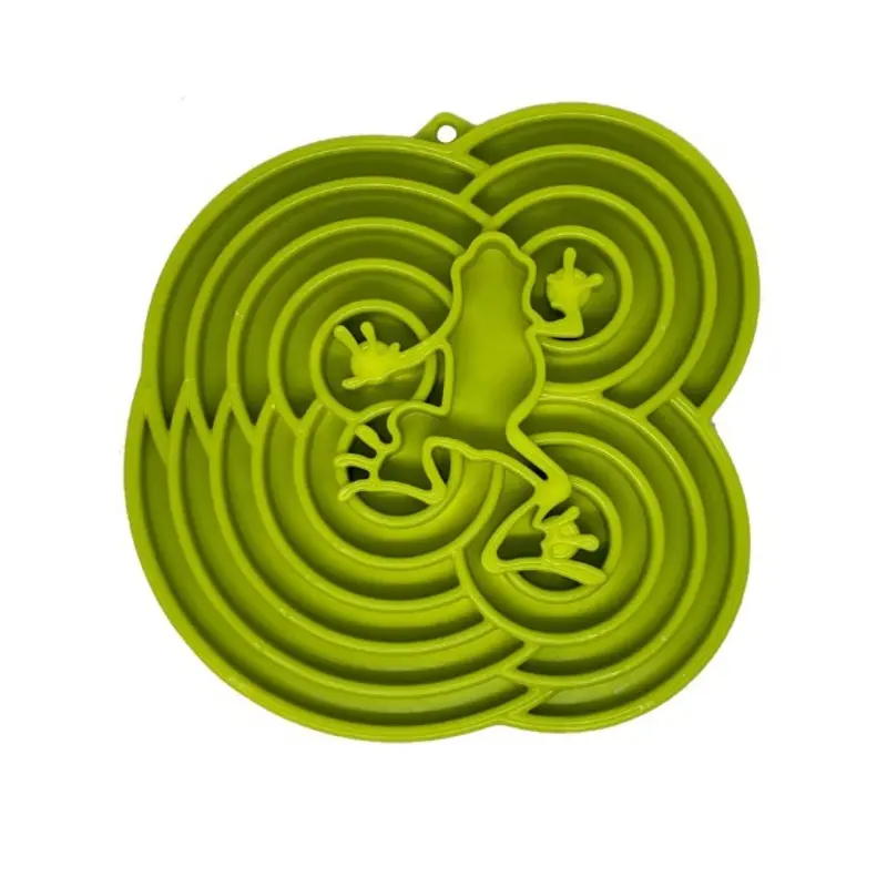 SodaPup Enrichment Feeding Tray For Dogs (Green Water Frog)