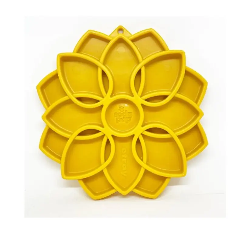 SodaPup Enrichment Feeding Tray For Dogs (Yellow Mandala)